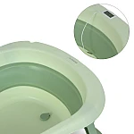Дитяча складана ванночка з вкладишем і термометром EL Camino ME 1151 Plus Pale Green