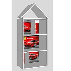 Дерев'яний будиночок-полиця H 2020-18-3 Ferrari Сірий