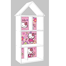 Дерев'яний будиночок-полиця H 2020-20-1 Hello Kitty Білий