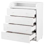 Пеленальний комод Babyroom Ведмедик 102x80x50 Білий