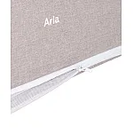 Приставне ліжко 3 в 1 Carrello Aria CRL-16401 Silver Grey