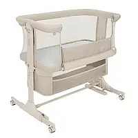 Приставне ліжко 3 в 1 Lionelo Jodie Beige Cream