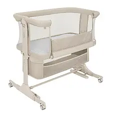 Приставне ліжко 3 в 1 Lionelo Jodie Beige Cream