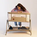Ліжечко дитяче Lionelo Luna 2 в 1 Grey Concrete