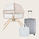 Ліжко 3 в 1 Lionelo Malin Evo Beige Natural