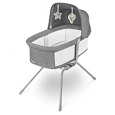 Ліжко 3 в 1 Lionelo Malin Grey Stone