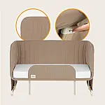 Дитяче ліжко-диван 5 в 1 Lionelo Thomi Plus Beige Carmel