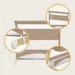 Дитяче ліжко-диван 5 в 1 Lionelo Thomi Plus Beige Carmel
