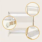 Дитяче ліжко-диван 5 в 1 Lionelo Thomi Plus Beige Sand