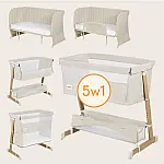 Дитяче ліжко-диван 5 в 1 Lionelo Thomi Plus Beige Sand