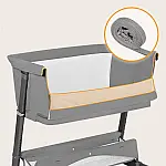 Дитяче ліжко-диван 5 в 1 Lionelo Thomi Plus Grey Concrete