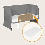 Дитяче ліжко-диван 5 в 1 Lionelo Thomi Plus Grey Concrete