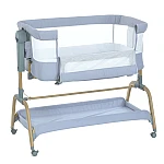 Приставне ліжко з функцією заколисування EL Camino ME 1180-W INTENSE Gray