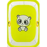 Манеж Qvatro LUX-02 дрібна сітка Жовтий (Panda)