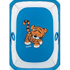 Манеж Qvatro LUX-02 дрібна сітка Синій (Tiger)