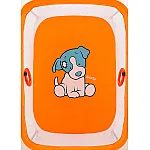 Манеж Qvatro LUX-02 дрібна сітка Помаранчевий (Dog)