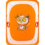 Манеж Qvatro Сонечко-02 Дрібна сітка Помаранчевий (owl)
