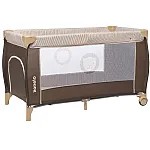 Манеж-ліжко Lionelo Sven Plus Beige stripes