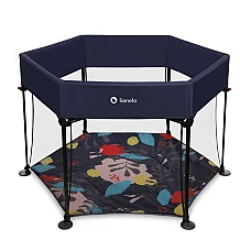 Ігровий манеж Lionelo Roel Blue Navy