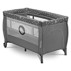 Манеж-ліжко Lionelo Stefi Plus Grey White