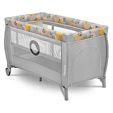 Манеж-кроватка Lionelo Stefi Plus Pink Yellow