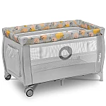 Манеж-кроватка Lionelo Stefi Plus Pink Yellow