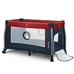 Манеж-кроватка Lionelo Thomi Red Burgundy Blue