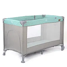 Манеж-кроватка EL Camino ME 1096 Active Mint Gray