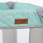 Манеж-кроватка EL Camino ME 1096 Active Mint Gray