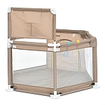 Игровой манеж с баскетбольным кольцом Bambi MR 1340-BG Бежевый