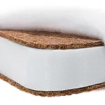 Матрас Babyroom Oval OKPK-120 (кокос, поролон, кокос) - 11 см. белый