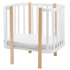 Матрас Babyroom Oval-80 OK-5 кокос 5 слоев белый