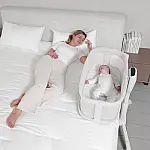Приставная люлька-кровать с функцией качания 3 в 1 Mastela 3328 Белый