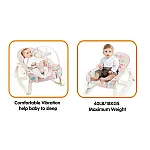 Детский шезлонг-качалка YK 7007 A Розовый