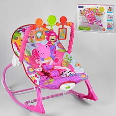 Крісло-гойдалка Fitch Baby Рожевий (8617)
