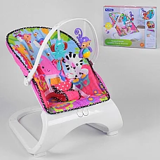 Шезлонг Fitch Baby Рожевий (88928)