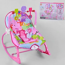Шезлонг-гойдалка Fitch Baby Рожевий (898-932)