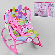 Шезлонг-гойдалка Fitch Baby Рожевий (898-932)