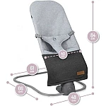 Заколисуючий центр MoMi Bess Light gray
