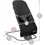 Заколисуючий центр MoMi Bess Dark grey