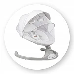 Заколисуючий центр MoMi Lami Light grey