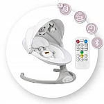 Заколисуючий центр MoMi Lami Light grey