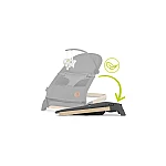 Детский шезлонг Lionelo June Air Grey Graphite