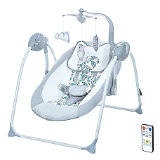 Электронные качели EL Camino Teddy ME 1075 Gray Mint Feathes