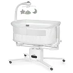 Приставне ліжко з функцією гойдання EL Camino DREAM ME 1223 White