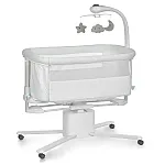 Приставне ліжко з функцією гойдання EL Camino DREAM ME 1223 White