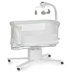 Приставне ліжко з функцією гойдання EL Camino DREAM ME 1223 White