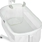 Приставне ліжко з функцією гойдання EL Camino DREAM ME 1223 White