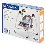 Електронна гойдалка 2 в 1 EL Camino Sensa ME 1028 Circles Aqua Mint