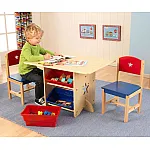 Стол с двумя стульями Kidkraft Star Table&Chair Set (26912)